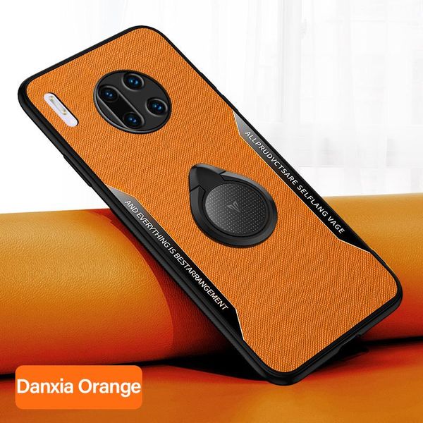 

роскошный кожаный магнитный держатель телефона чехол для huawei mate 30 20 p40 p30 p20 lite pro metal ring кронштейн силиконовый чехол sqcux