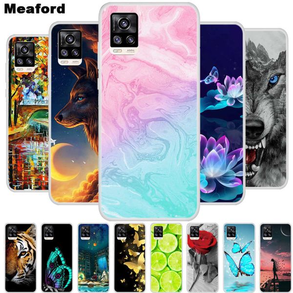 

v20 silicon back cover phone pro soft case for vivo v20pro v 20 se 2020 coque bumper bag
