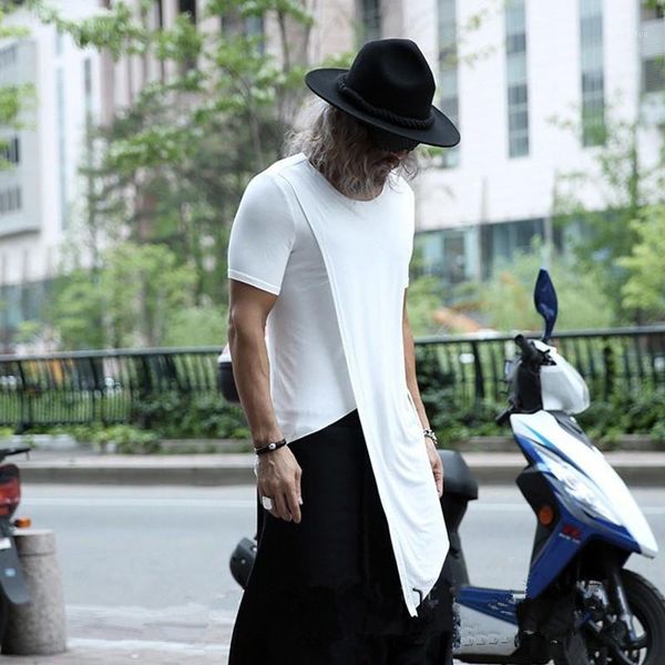 

men's t-shirts 3936-t-shirt korean version of the tide brand hip-hop half sleeve1, White;black
