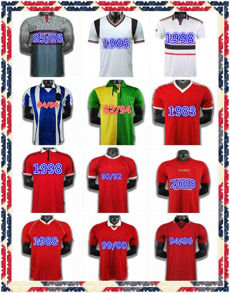 

manchester v.persie rooney giggs man retro soccer jerseys vintage owen 2012 2013 football shirts berbatov nani chicharito maillot, Black;yellow