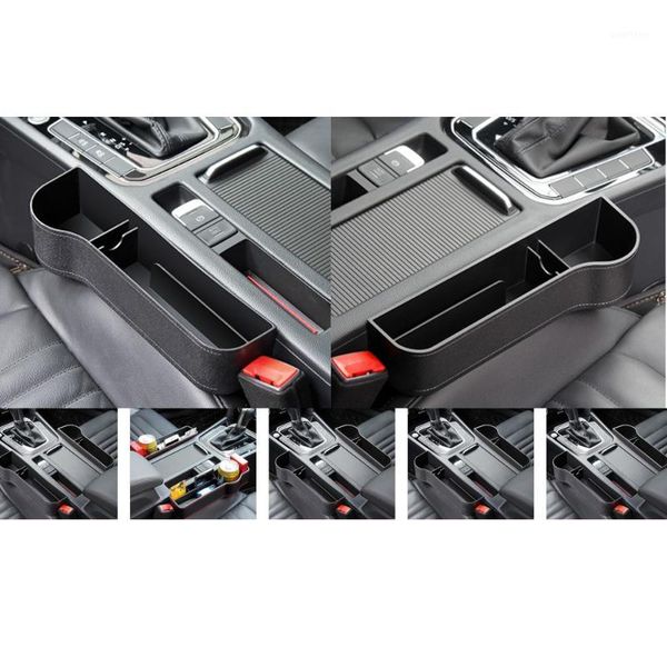 

the new 1pair universal auto car seat crevice plastic storage box cup phone holder organizer reserved design accessories1
