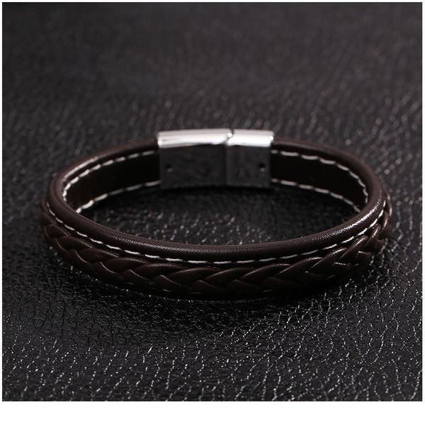 

junwei classic fashion simple men's bracelet magnetic buckle bracelet mens jewellery junwei qylrfn