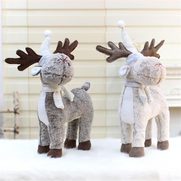 

elk fun оленьи симпатичные комфортные куклы плюшевые игрушки партии подарки для рождественских украшений scene новых