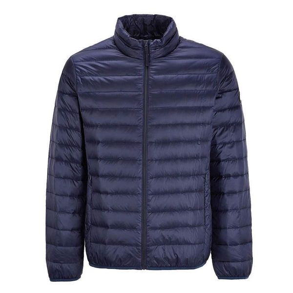 

mens down jacket 20ss new short slim lightweight men standing collar and hooded style winter wear warm casual windbreaker coat for men women, Black