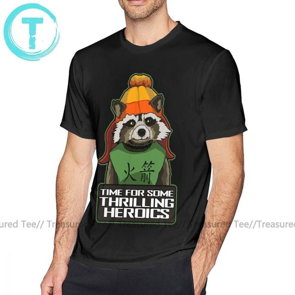 

rocket raccoon raccoon finds serenity oversize percent print short sleeve male cute tshirt sport hooded sweatshirt hoodie men t shirt