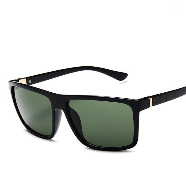

2019 square sunglasses men brand mirror p chromic oversized sunglasses male sun glasses man gafas1, White;black