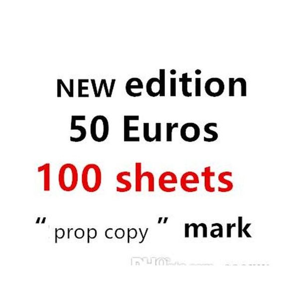 

movie prop banknote 10 euro toy currency party party fake money children gift doll bbybgd lg2010