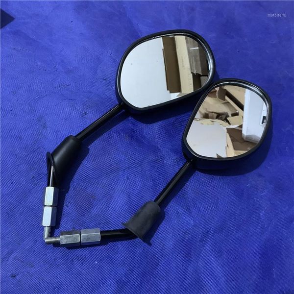 

motorcycle accessories mirror w110 reversing mirror curved beam motorcycle left and right rearview1