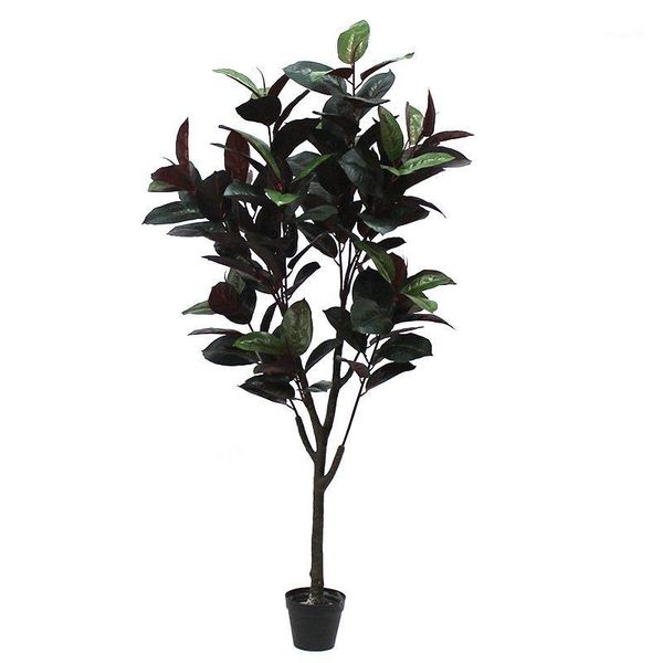 

decorative flowers & wreaths artificial tree plants 160cm rubber greenery potted plant indoor decoration fake with pot house bonsai1