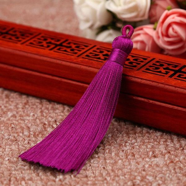 

5pcs lot 8cm cotton silk tassel cords charms brush with circle for earrings charm pendant tassels fit diy jewelry making h jllmly