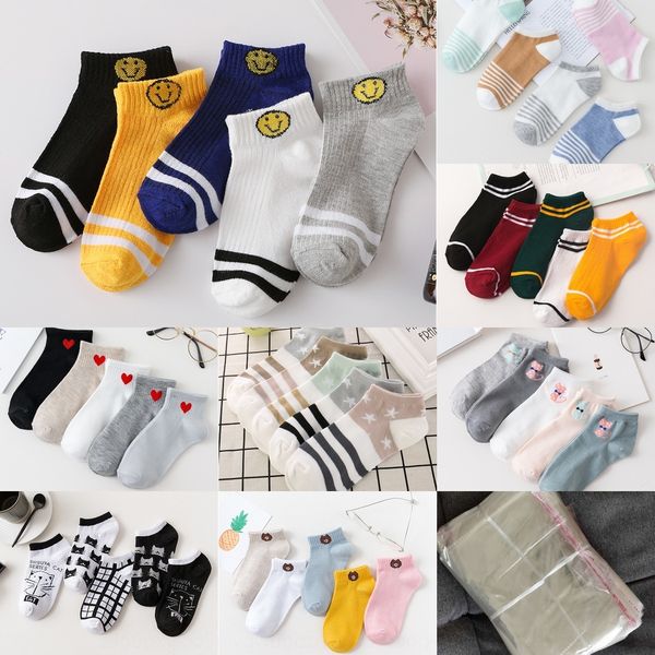 

aybkx короткой улыбаясь мило корейский стилем женщины лодки невидимого невидимого мультфильма спортивной моды лодка носки лицо трубку низко, Black