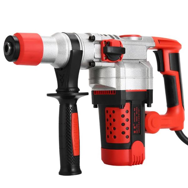 

professiona electric drills multifunctional rotary hammer 6pcs accessories demolition impact drill punch power tools pick