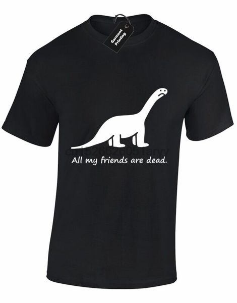 

all my friends are dead mens t shirt cute dinasaur awesome funny present sport hooded sweatshirt hoodie