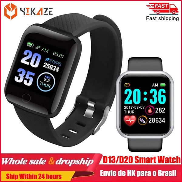 

smart watch d20 for men women, waterproof sports wristband, blood prsure control, compatible with android and ios, 2020