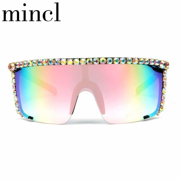 

sunglasses 2021 oversized crystal women square bling rhinestone sun glasses for woman luxury fashion shade uv400 nx, White;black