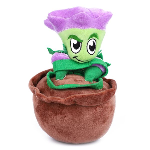 

20cm plants vs zombies plush stuffed toys pvz zombies flower pot plants plush toy doll gifts for kids children