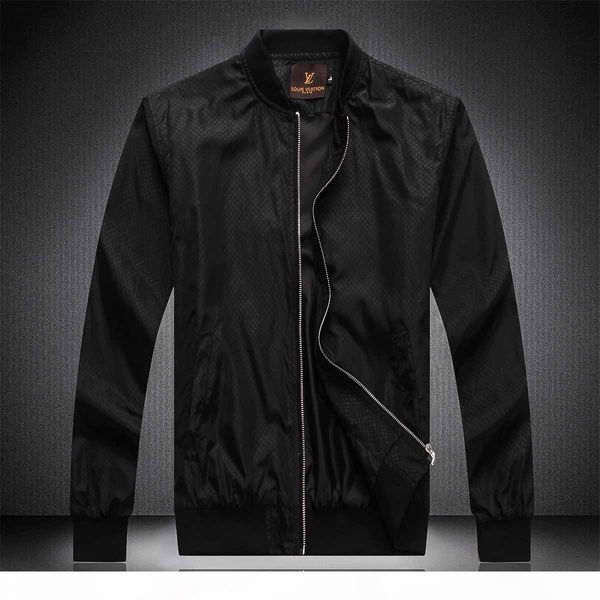 

2019 mens jacket new stylish men thin casual luxury jacket spring autumn windrunner jackets coat sports windbreaker jacket for man m-4x, Black;brown