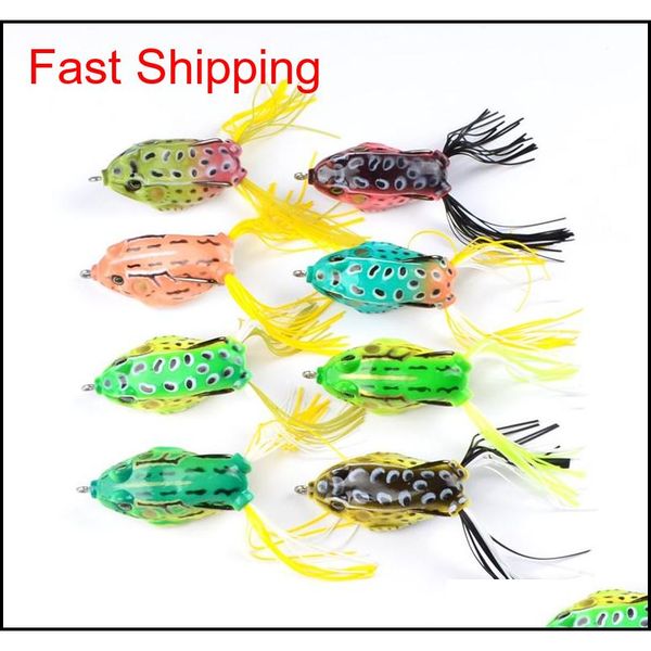 

8colors simulation ray frog artificial lure for freshwater fishing 13.5g 6cm ater soft qylglj yh_pack