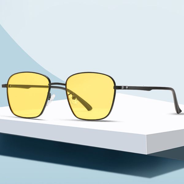 

new sunglasses 9098 fashion large frame metal sunglasses box classic women's sunglasses designer aws, White;black