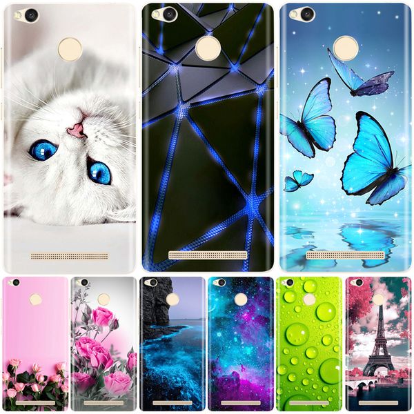 

cases soft silicon phone back case for xiaomi 3 pro redmi 3s silicone cover