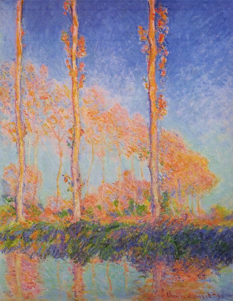 

poplars at philadelphia by claude monet home decoration oil painting on canvas wall art canvas pictures for wall decor 201112