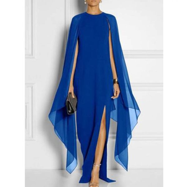 

women's 2019 new atmosphere chiffon splicing drs long skirt ladies' favorite trendy fashion high-end atmosphere grade pictures are, Black;gray