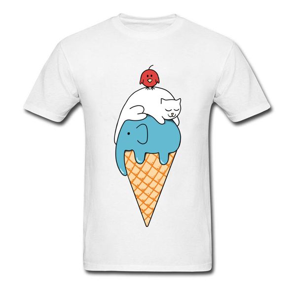 

kawaii image animal ice cream summer blue elephant cats red little chicken 90s cartoon new trendy hoodie designers t shirts sweatshirt