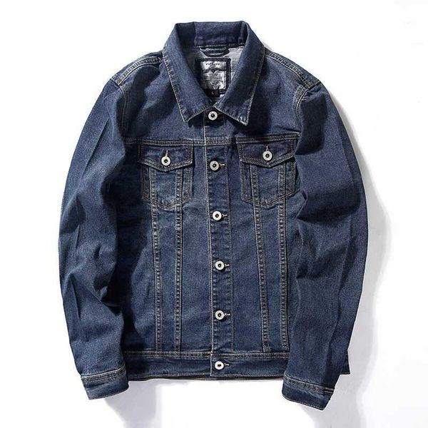 

classic style 2020 new men's slim denim jacket fashion casual black blue classic style jean coat1, Black;brown