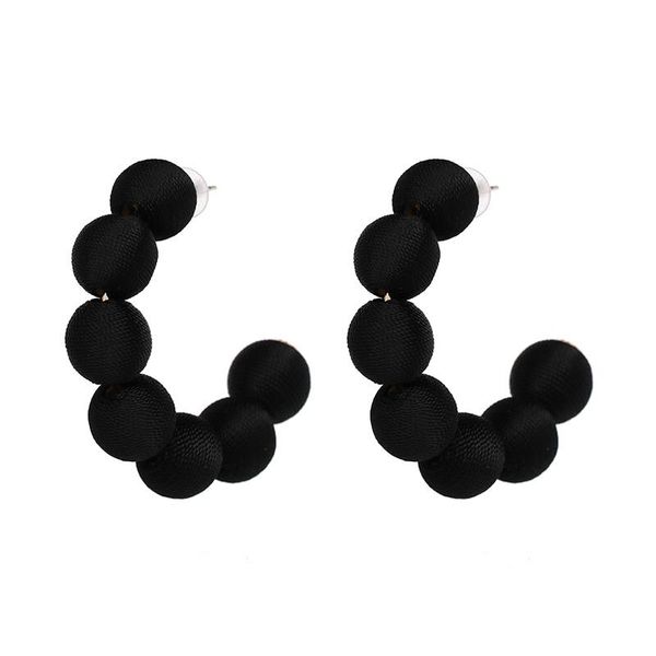 

ethnic maxi handmade pom pom earrings fashion women vintage statement earrings crisana hoop brincos, Golden;silver