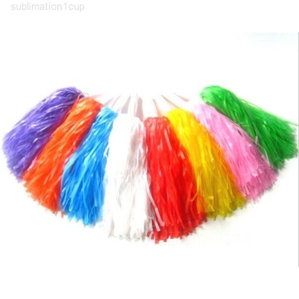 

a-eco friendly pom poms cheer supplies square props flower dance cheerleading team handbal