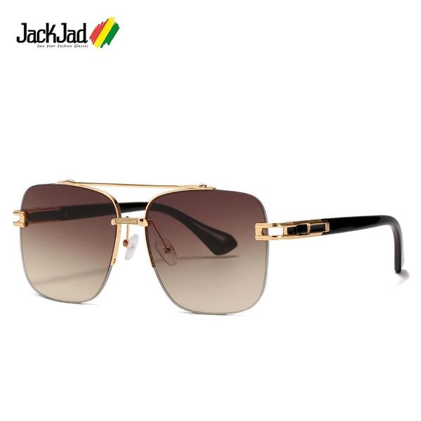 

jackjad 2021 fashion vintage grand-evo one style gradient sunglasses men cool unique brand design sun glasses 07k, White;black