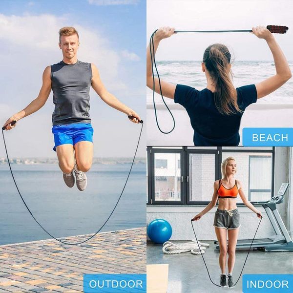 

jump ropes digital rope counting calorie fitness yoga sport workout excercise equipments skipping foot unisex