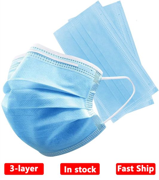 

days packages arrive disposable super fast face 3-7 protective masks with earloops for salon, home use comfort