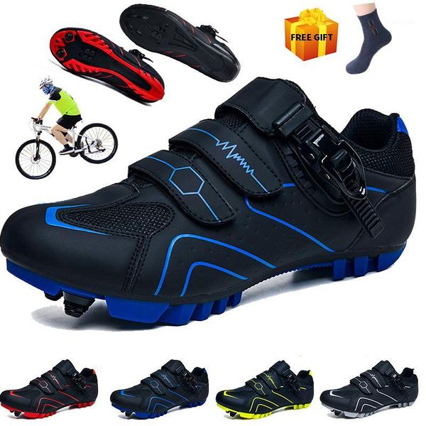 

cycling footwear shoes mtb bike sneakers men professional racing mountain road self-locking bicycle hombre zapatillas ciclismo1, Black
