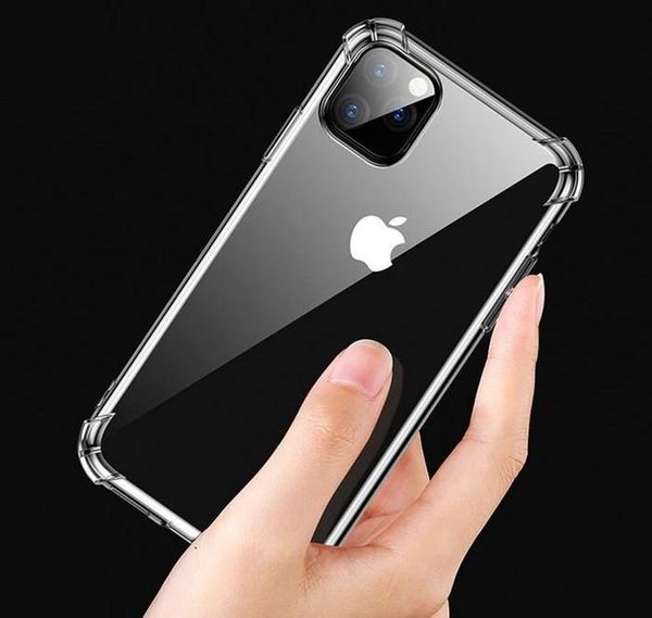 

tpu clear shockproof phone case for iphone 12 pro max tpu airbag 11 xr xs 8/7/6 qylhmx infant2005