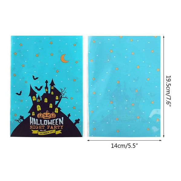 

20 40шт хэллоуин конфеты сумки милый подарок сумка кошелек или жизнь дети подарков тыквы bat коробки конфет halloween party украшения товары