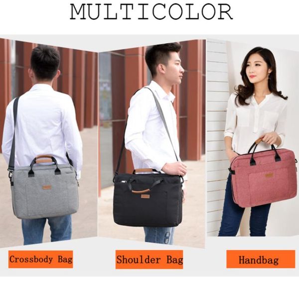 

canvas business briefcase office travel messenger large tote business trip file package lapbag women's computer work bag