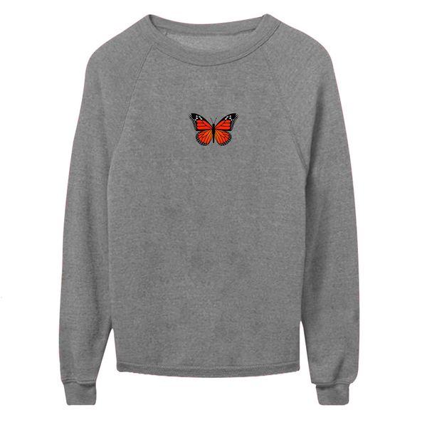 

2021 new hoodies sweatshirt spring butterfly vintage woman sweaters oversize bts fn41, Black;white