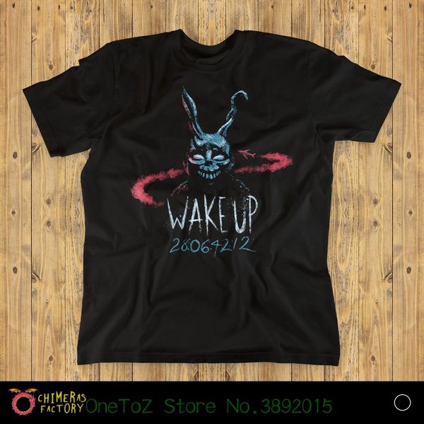 

printing casual t shirt men tees wake up t shirt donnie darko frank rabbit time travel sci fi sport hooded sweatshirt hoodie