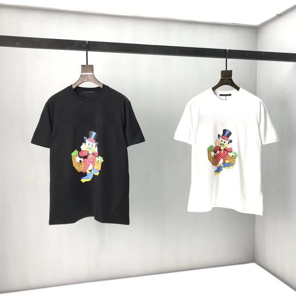 

2020ss spring and summer new high grade cotton printing short sleeve round neck panel t-shirt size: m-l-xl-xxl-xxxl color: black white b2v25