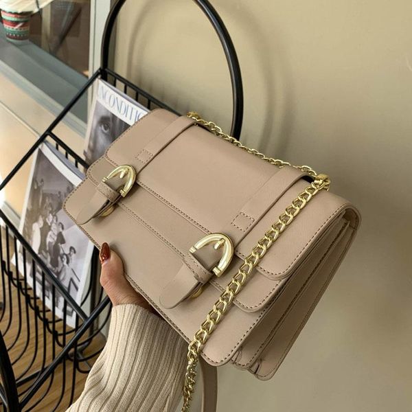 

pu leather women shoulder bags luxury designer chains crossbody bags for ladies 2021vintage ladies hand bolsas