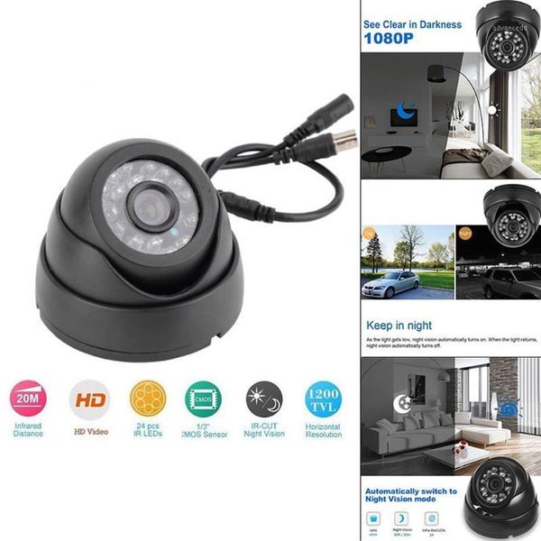

bus security surveillance weatherproof home mini plastic camera infrared hd night vision dome indoor 1200tvl1