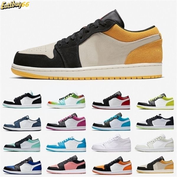

university gold red jumpman 1 low mens obsidian basketball shoes unc 1s cactus jack bred toe men women trainers sports sneakers 5.5-11