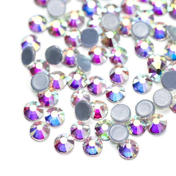 

aaa glisten crystal glass ab ss3-ss50 flatback fix rhinestones for clothes decorate diy jewelry making wmtqct
