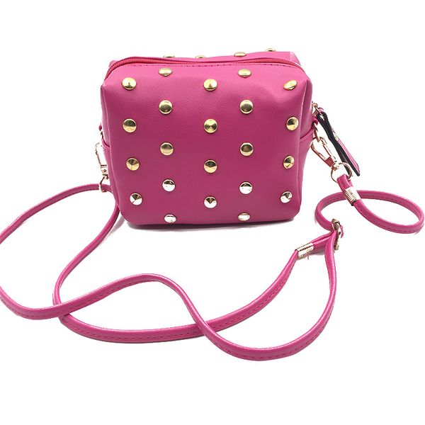 

women mini fashion luxury clutch ladies mobile evening purse famous designer new rivet casual crossbody shoulder messenger bags
