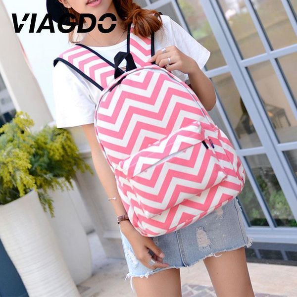 

women casual printed satchel school bookbag rucksack backpack
