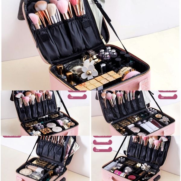 

nx6ye girlsheart large capacity bag multi-functional portable storage professional ins style super popular bagcosmetic storage box box bag c