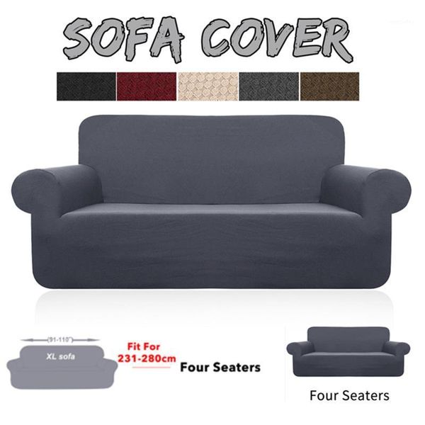 

chair covers universal polyester fiber sofa cover waterproof couch solid color elastic slipcover non-slip full wrap seat covering1