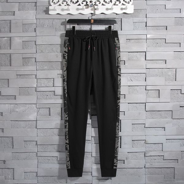 

9nvgp 2020 large and bnajr men's trousers men's loose casual pants casual pants spring size trousers new autumn, Blue