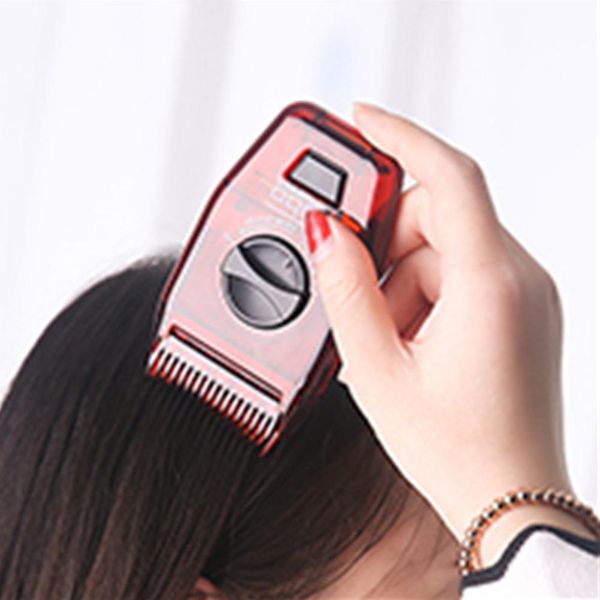 Salão de viagem de corte de cabelo multifuncional de pente ajustável para fins divididos clipper sem fio ferramenta de cabeleireiro manual aparador de cabelo manual